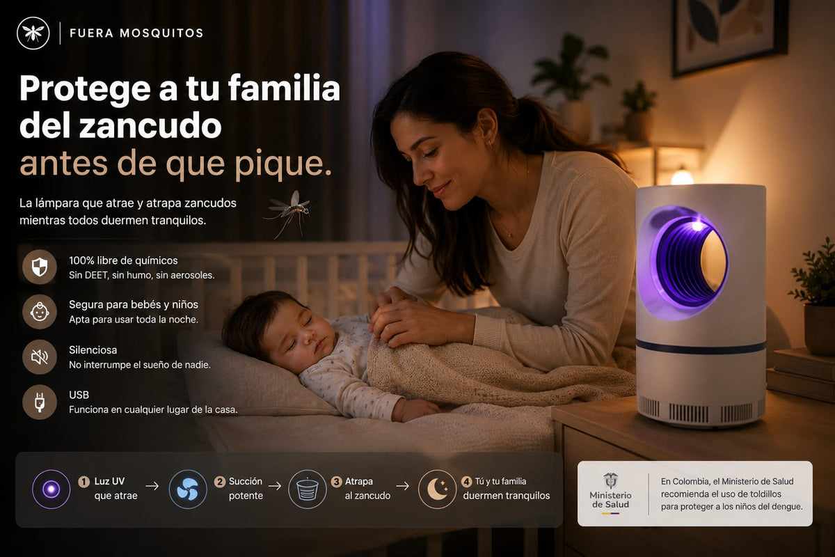 Protege a tu familia del zancudo antes de que pique